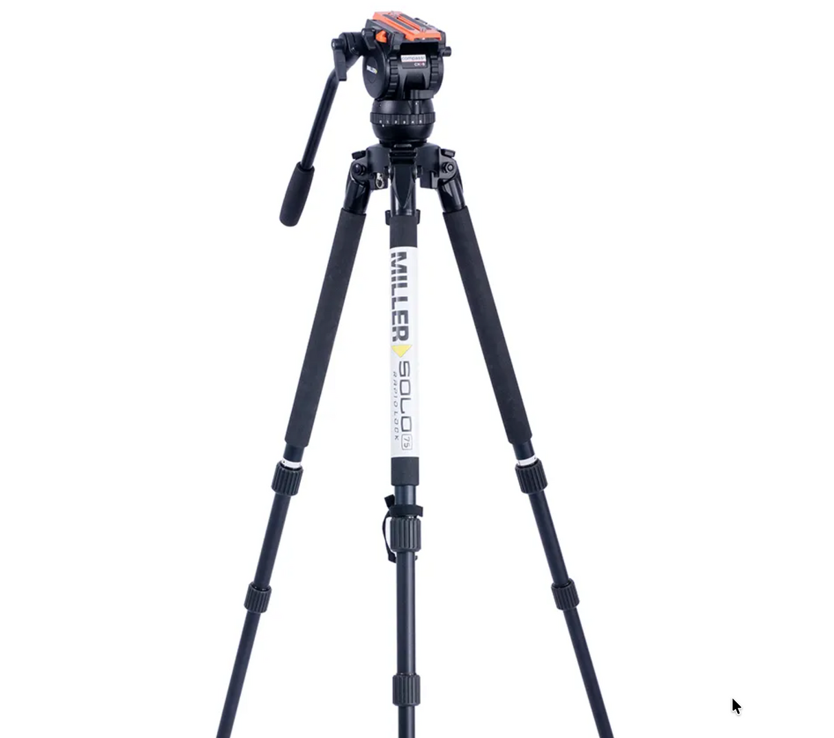 Miller Versa CXV8 Head with Solo 75 2-Stage Alloy Tripod & Soft Case