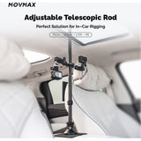 MOVMAX Adjustable Telescopic Rod (75cm to 125cm)