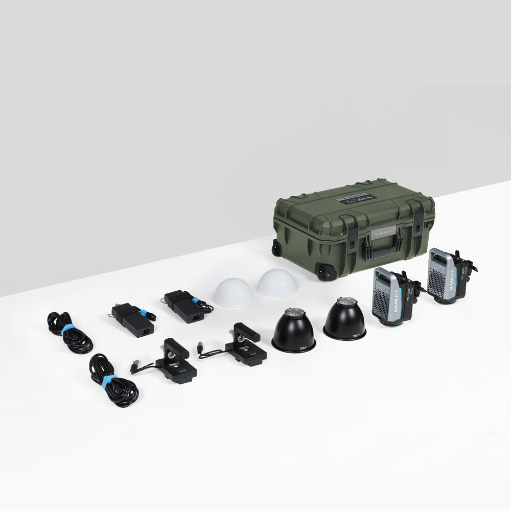 Nanlite FC-120C RGB LED Light 2KIT with Protector roller case