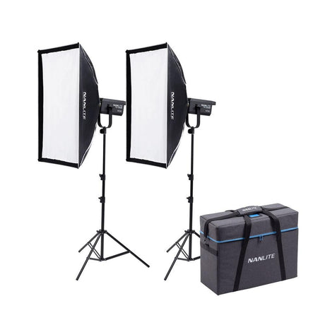 Nanlite FS-300B Twin Kit with light stands