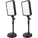 Nanlite Compac 24B Adjustable Bi-Colour Soft LED Panel 2 Light Desktop Kit