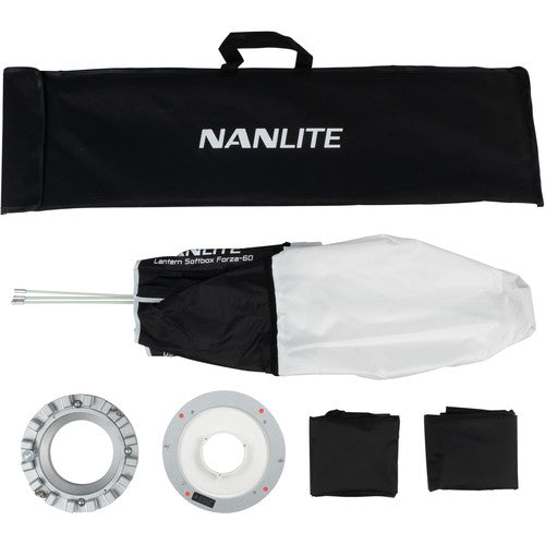 Nanlite LT-FMM60 Lantern softbox for Forza with FM Mount and Bowens Mount