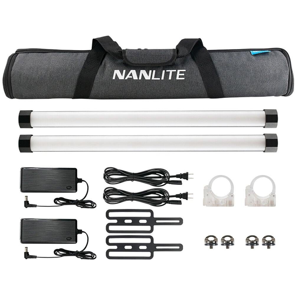 Nanlite PavoTube II 15X 2ft RGBW LED Tube 2-Light Kit