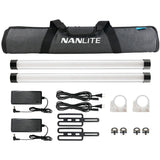 Nanlite PavoTube II 15X 2ft RGBW LED Tube 2-Light Kit