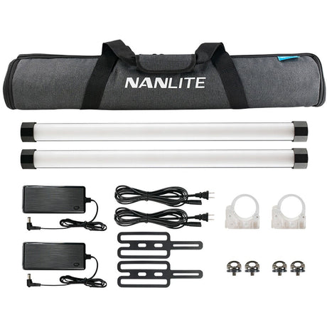 Nanlite PavoTube II 15X 2ft RGBW LED Tube 2-Light Kit