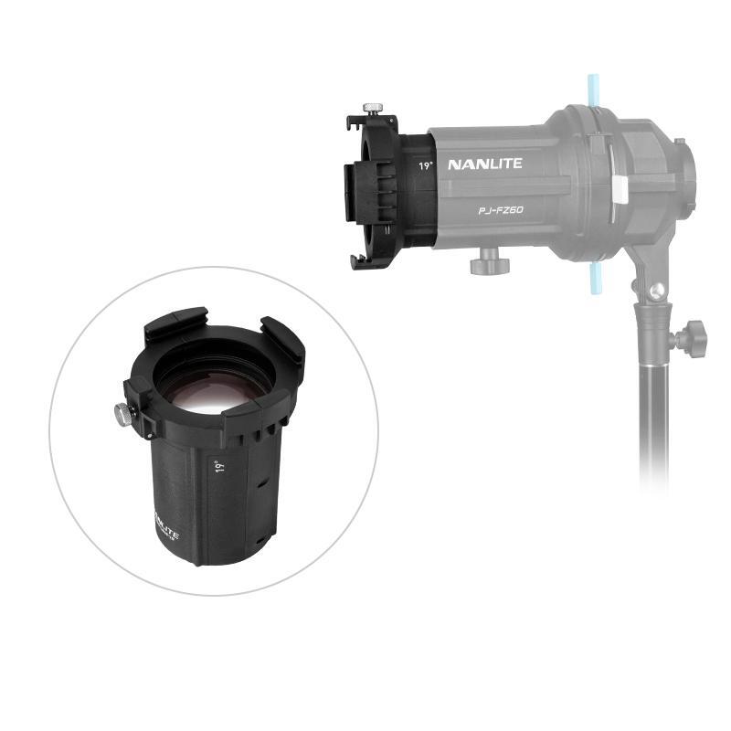 Nanlite Projection Attachment Mount for Forza 60 with 19 degree and 36 degree Lens