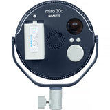 Nanlite Miro 30c RGB Round LED Light Panel (Midnight Blue)