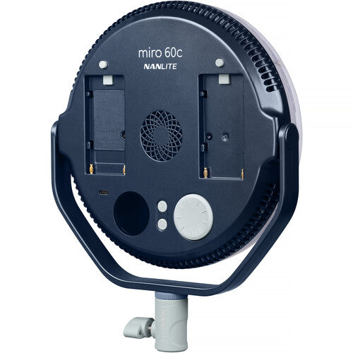 Nanlite Miro 60c RGB Round LED Light Panel (Midnight Blue)