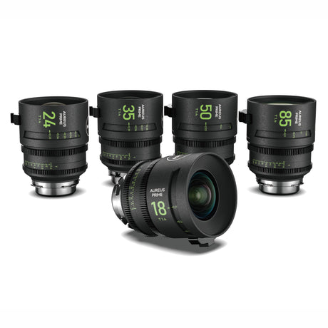 NiSi Aureus Prime Full Frame T1.4 Cinema Lens Kit (PL Mount)