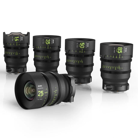 NiSi ATHENA PRIME T2.4/1.9 Full-Frame 5-Lens Kit (E Mount)