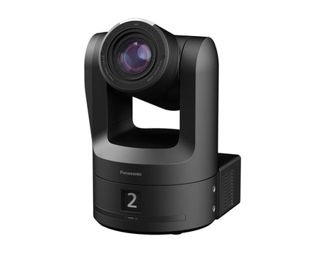 Panasonic AW-UE210 4K Global Shutter PTZ Camera, 22x Zoom, ST 2110/Dante (Black)