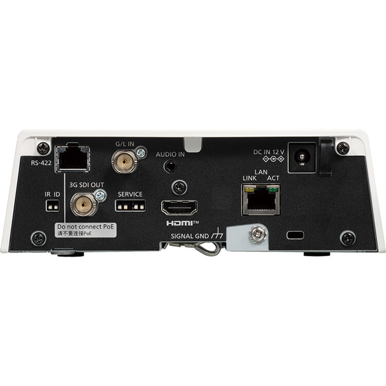 Panasonic UE80 4K60 SDI/HDMI Full NDI PTZ Camera with 24x Optical Zoom (White)