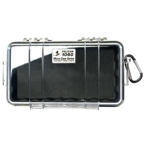 Pelican 1060 Micro Case with Clear Lid Black