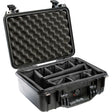 Pelican 1450 Black Case with Padded Dividers