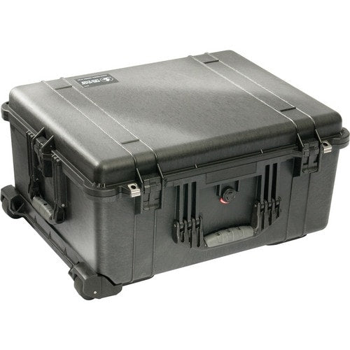 Pelican 1610 Waterproof Black Case with Padded Dividers