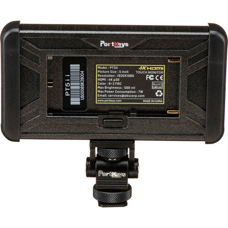 PortKeys PT5 II 5-Inch 4K HDMI Touchscreen Monitor with 3D LUT Support