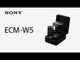 Sony ECMW5 Wireless Microphone System with Charging Case