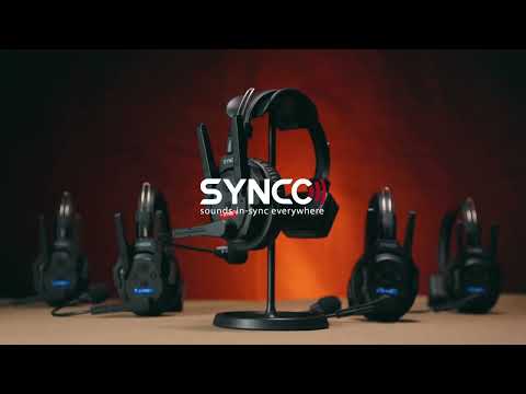 Synco Xtalk Pro 9 Full-Duplex 9-Person Wireless Intercom System with External Antennas