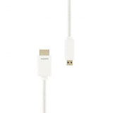 Prolink Micro HDMI to Full HDMI-A White Cable - 2M
