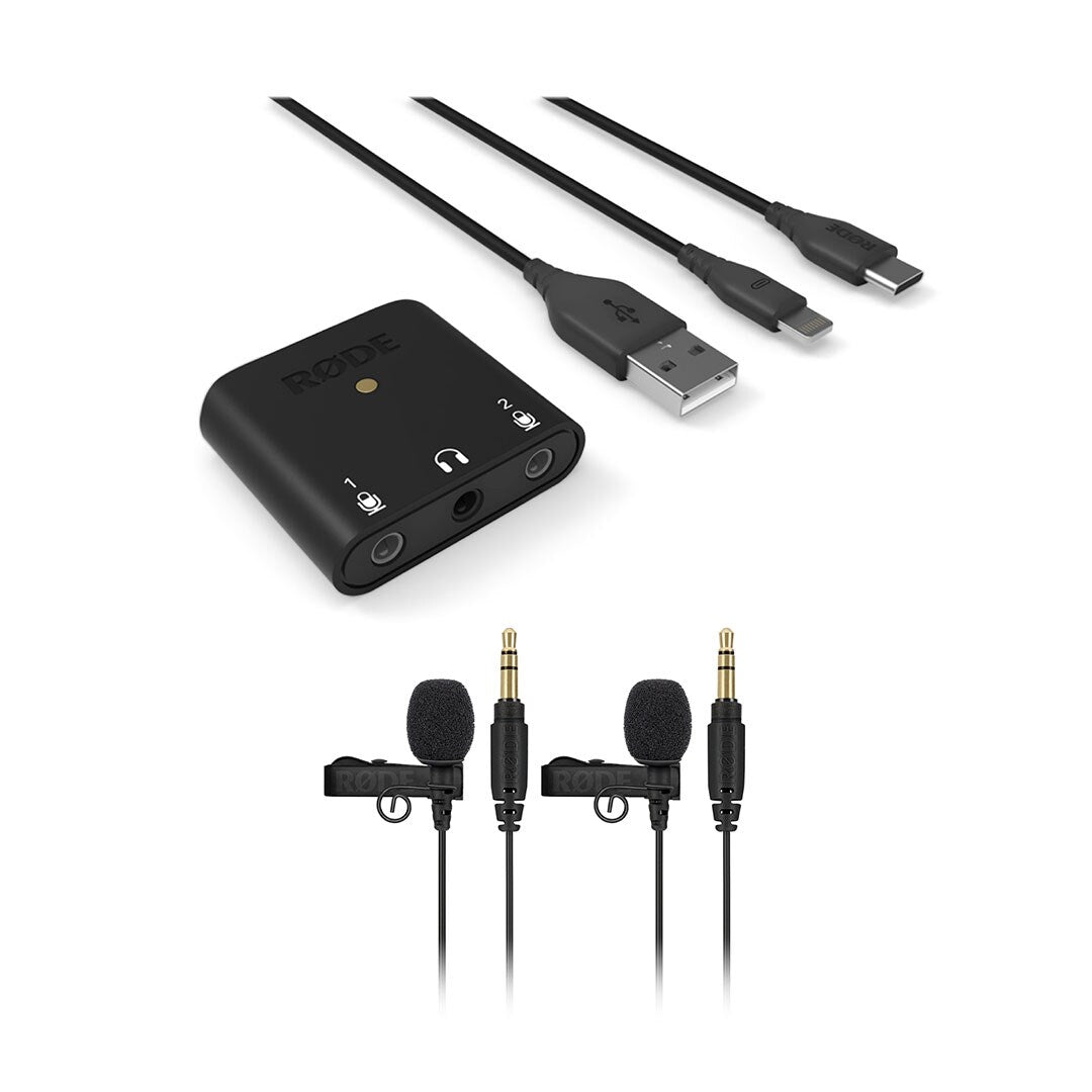 Rode AI-Micro with Two Lavalier Go Microphones Kit
