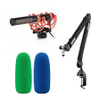 Rode VideoMic NTG Microphone with Chroma Windshield and PSA1+ Arm Bundle