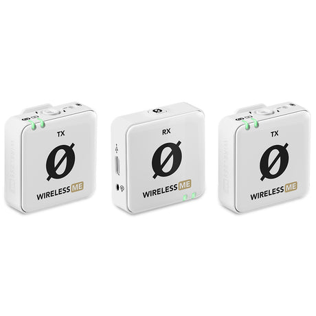 Rode Wireless ME Dual Compact Wireless Microphone System (White)