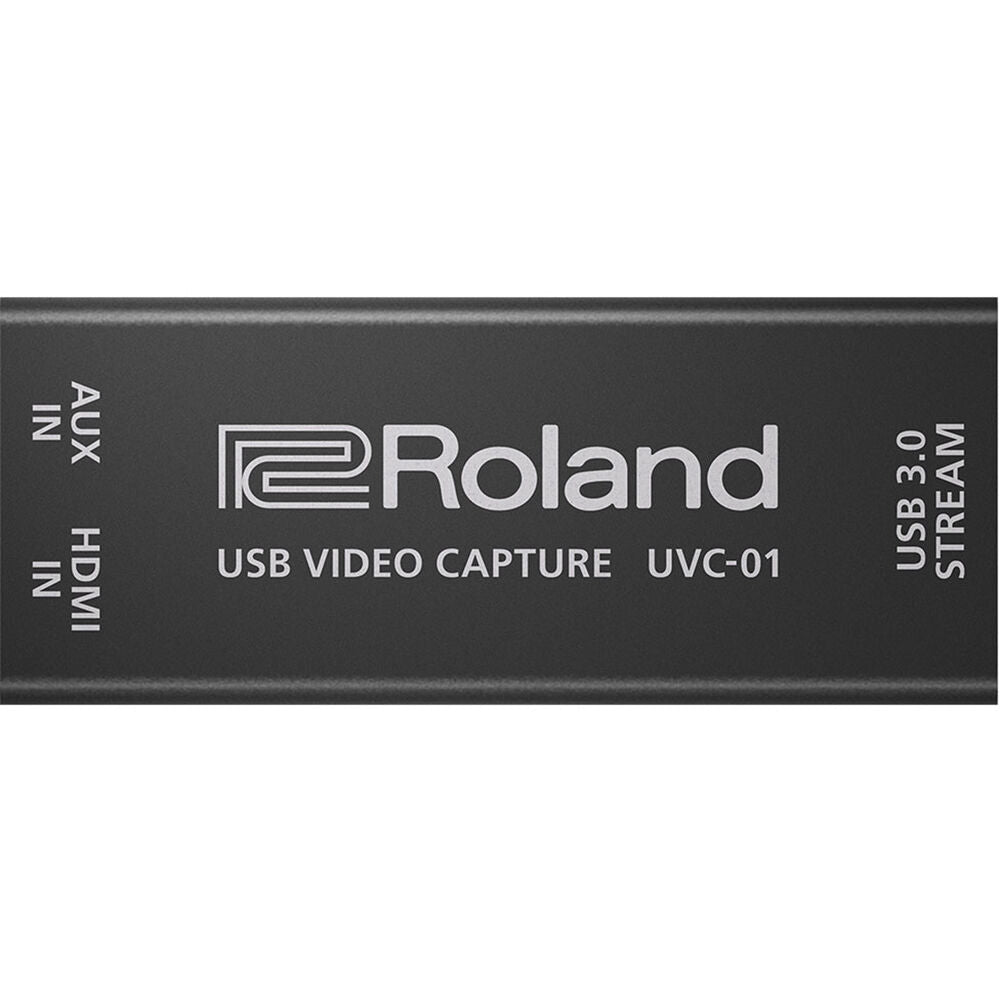Roland V-8HD Switcher with UVC-01 Streaming USB Encoder Bundle