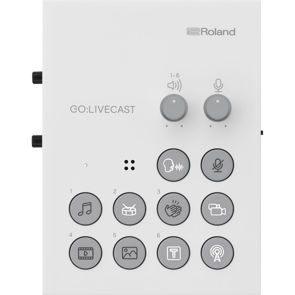 Roland GO LIVECAST Live Streaming Audio and Video Studio for Smartphones and Tablets