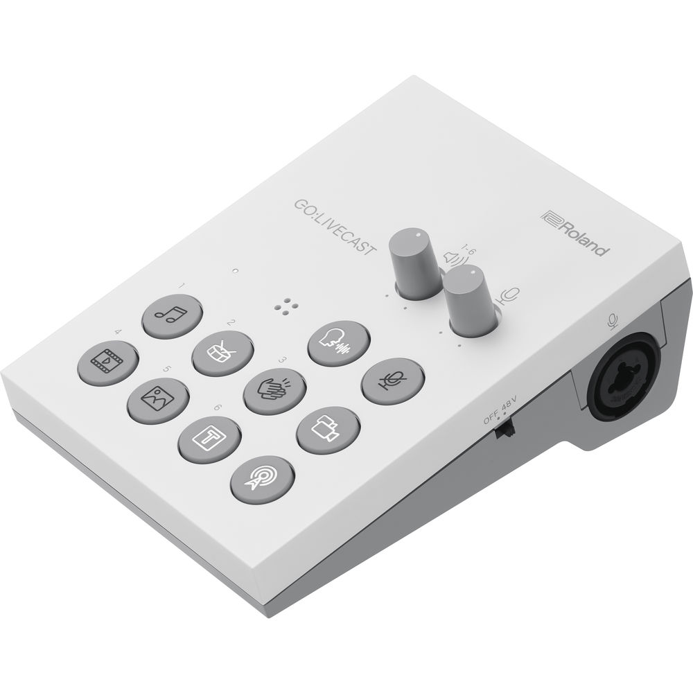 Roland GO LIVECAST Live Streaming Audio and Video Studio for Smartphones and Tablets