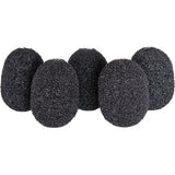 Rycote Lavalier Foam Windscreen 5-Pack in Black