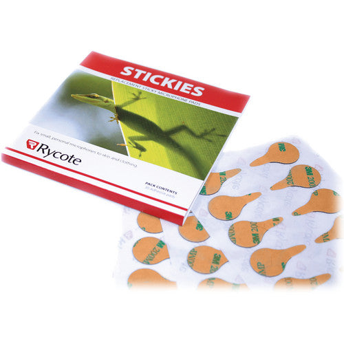 Rycote Stickies - Lavalier Adhesive Pad Mounts (Pack of 100)