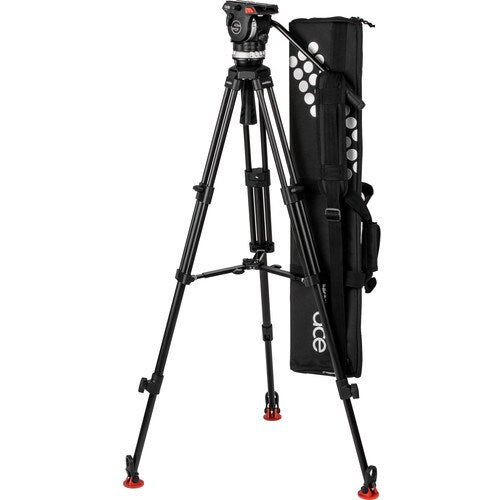 Sachtler Ace XL MS AL with Fluid Head and Tripod and Bag