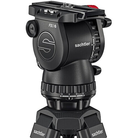 Sachtler FSB 6 Mk II Sideload and 75/2 Aluminium Tripod Legs with Ground Spreader & Bag