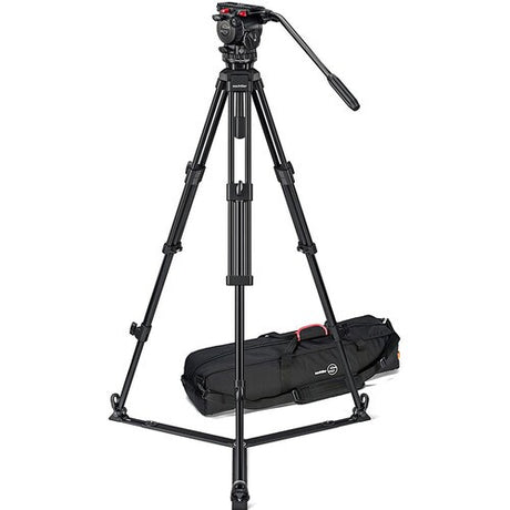 Sachtler FSB 6 Mk II Sideload and 75/2 Aluminium Tripod Legs with Ground Spreader & Bag