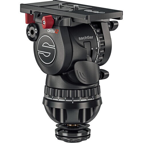 Sachtler System aktiv12T and flowtech 100 with Mid-Level Spreader