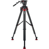 Sachtler System aktiv12T and flowtech 100 with Mid-Level Spreader