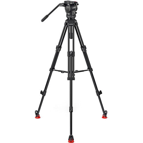 Sachtler System FSB 8 and Aluminium Tripod Legs with Mid-Level Spreader and Bag