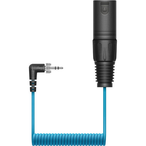 Sennheiser 3.5 mm to XLR plug coiled cable