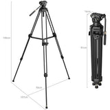 SmallRig AD-80S Heavy-Duty Carbon Fibre Tripod System