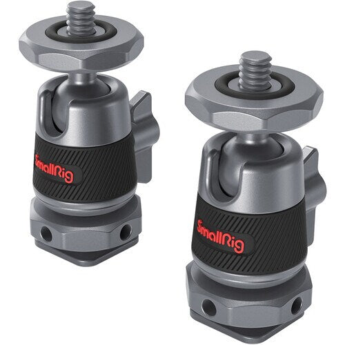 SmallRig Mini Ball Head with Removable Cold Shoe Mount Pair