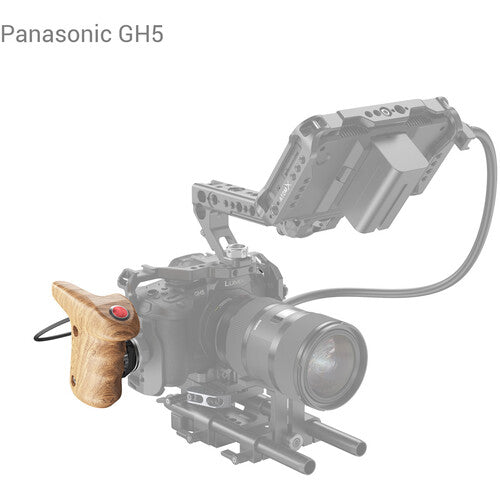 SmallRig Right-Side Wooden Handgrip Kit with Run-Stop Trigger Cables