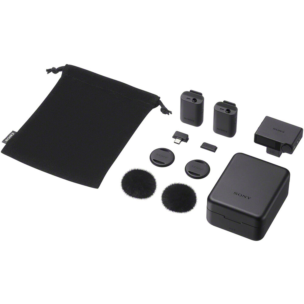 Sony ECMW5 Wireless Microphone System with Charging Case