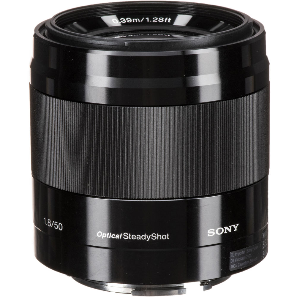Sony E 50mm f/1.8 OSS Lens (Black) – Videocraft