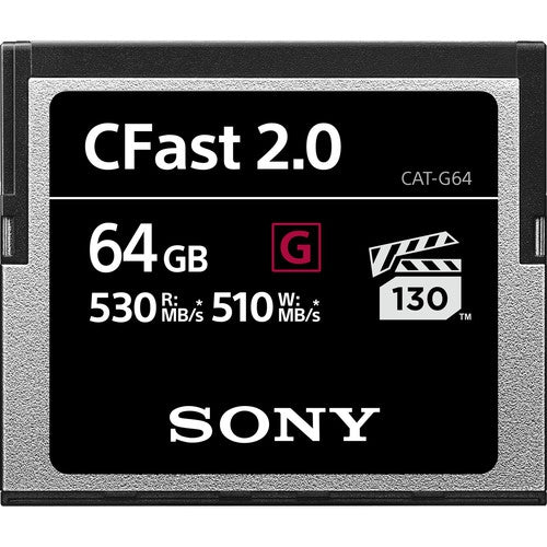 Sony 64GB CFast 2.0 G Series Memory Card