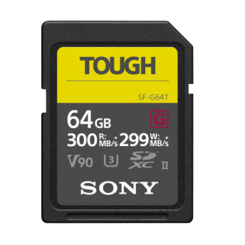 Sony 64GB SF-G Tough Series UHS-II SD Memory Card