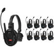Synco Xtalk Pro 9 Full-Duplex 9-Person Wireless Intercom System