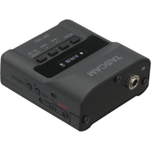 Tascam DR-10L Micro Portable Audio Recorder with Lav Mic in Black