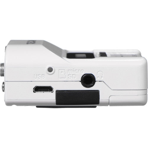Tascam DR-10L Micro Portable Audio Recorder with Lav Mic in White