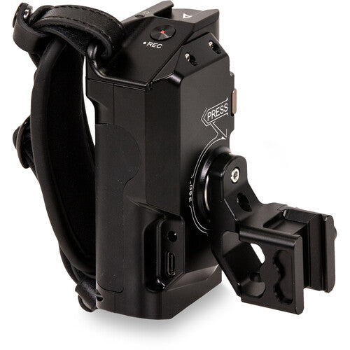 Tilta Left-Side Advanced Power Handle with Run-Stop for F570 Battery in Black