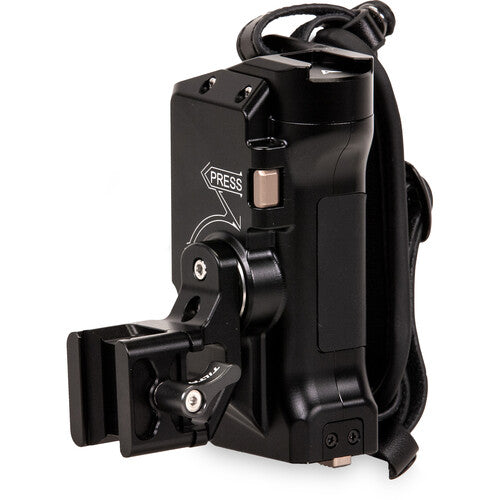 Tilta Left-Side Advanced Power Handle with Run-Stop for F570 Battery in Black